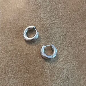 Silver Hoop Earrings